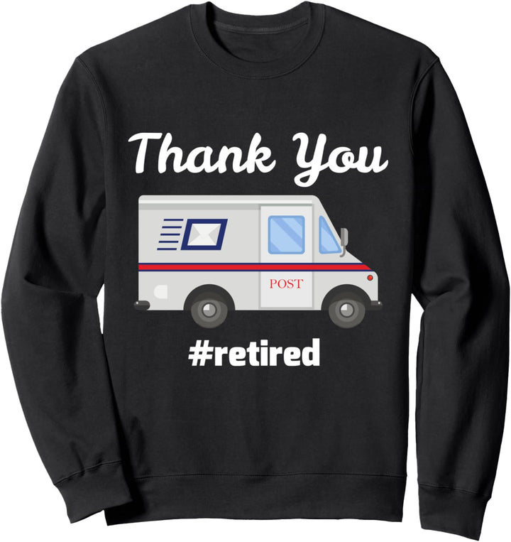 Lustige Postangestellte im Ruhestand Niedliche Briefträger Sweatshirt