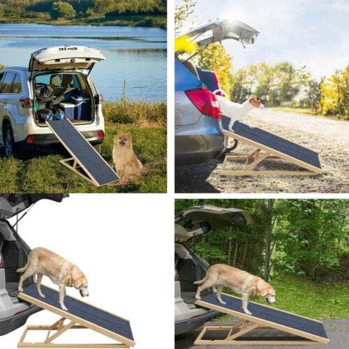 Hunderampe für Auto klappbar, Auto Rampe für Hund, Hunderampe Kleine Mittlere Grosse Hunde, Katzenra
