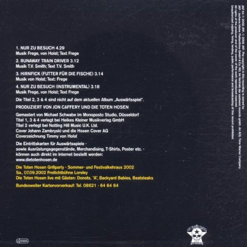 Nur zu Besuch, Audio-CD