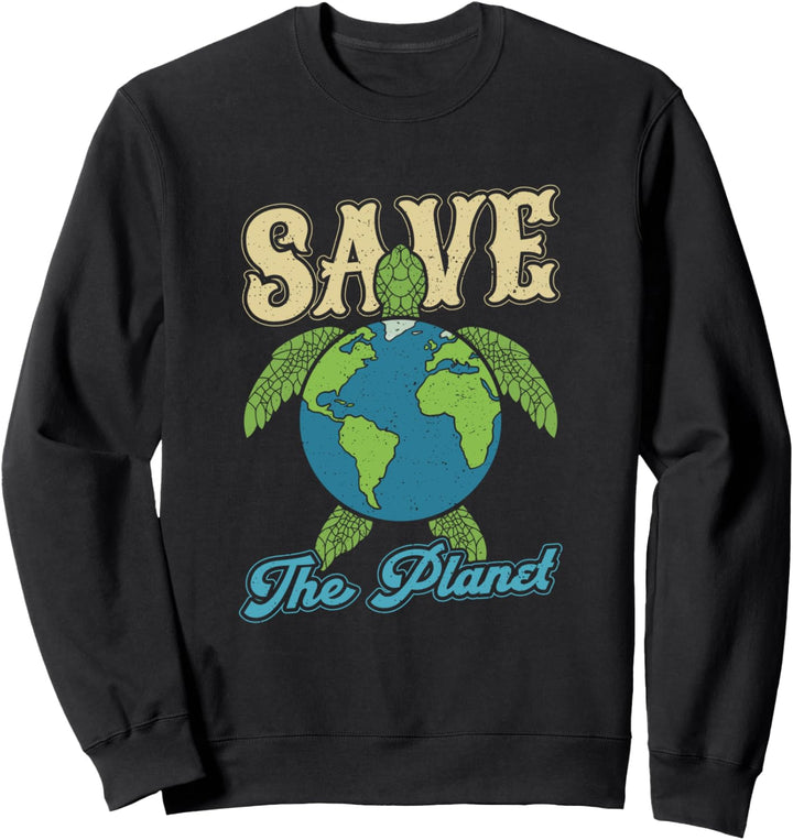 Tag der Erde Rettet den Planeten Sweatshirt