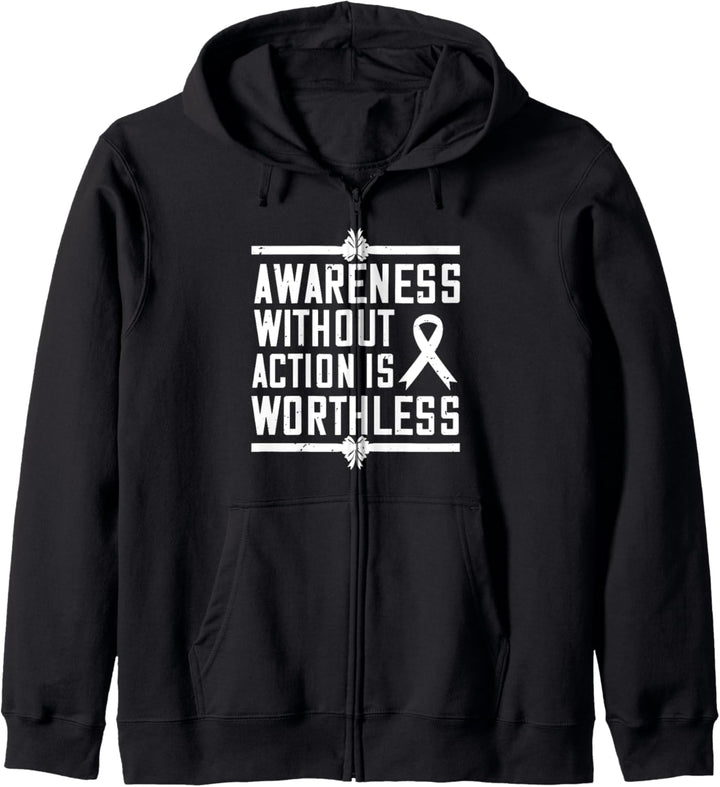 Activist Gift - Awareness Without Action Is Worthless Kapuzenjacke