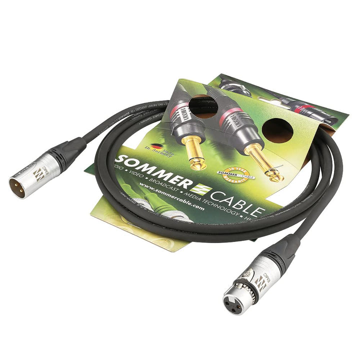 Sommer Cable 5m Referenz XLR Mikrofonkabel EMC-QUAD 4 x 0,14 mm² 3-pol METAlliance Certified HiFi Au