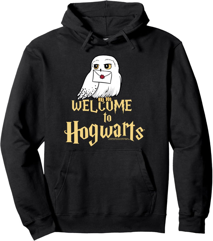 Harry Potter Hedwig Welcome to Hogwarts Pullover Hoodie