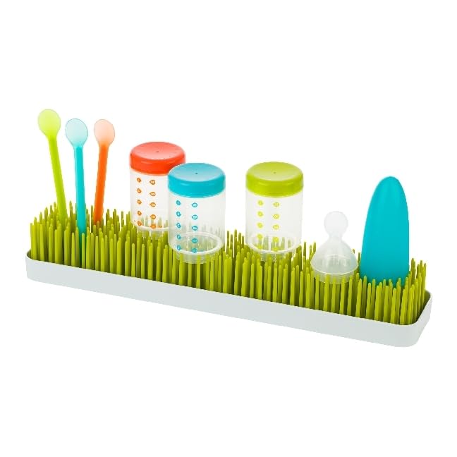 TOMY Boon PATCH Countertop Drying Rack For Baby Bottles And Accessories , Stylish Nursery Accessorie