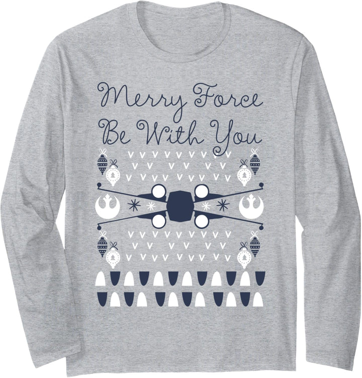 Star Wars X-Wing Ugly Christmas Langarmshirt