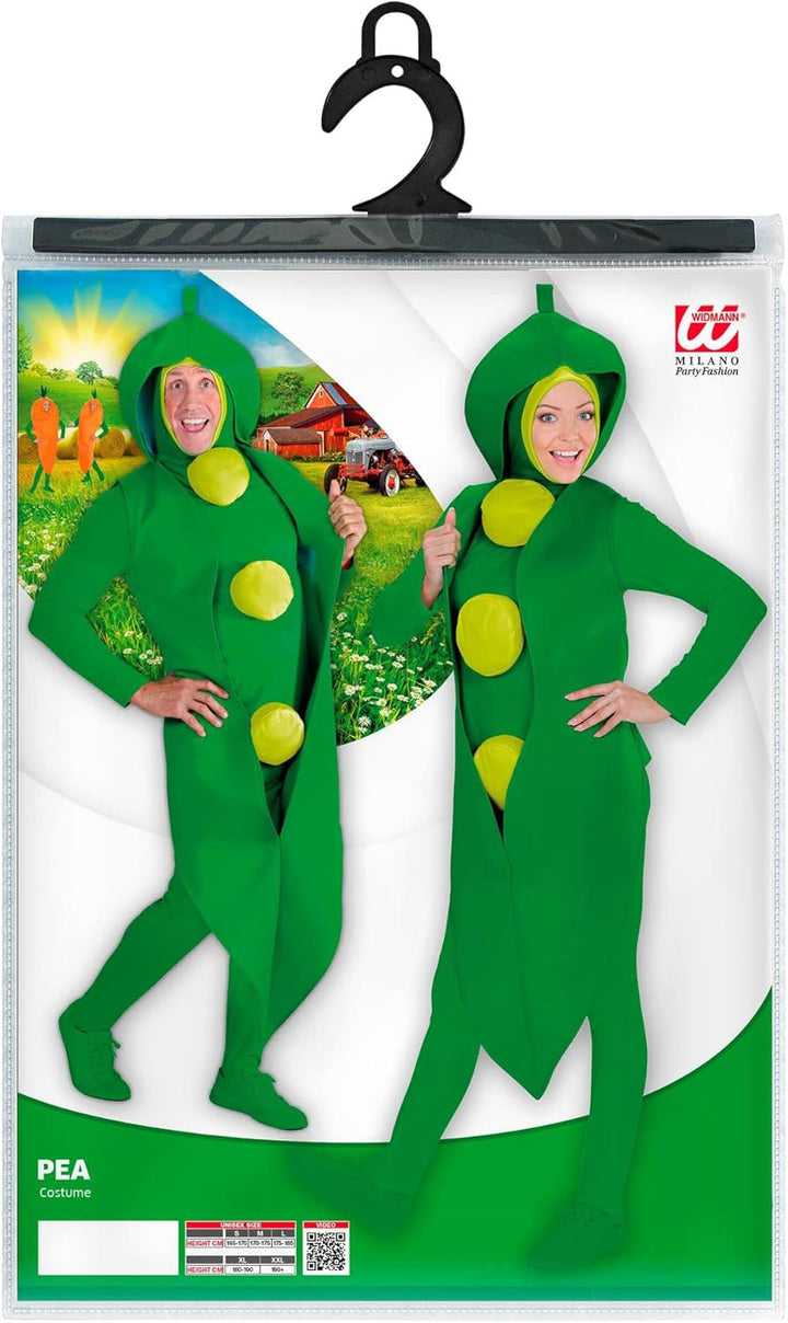WIDMANN 02872 COSTUME PISELLO ORTAGGIO VERDURA M 