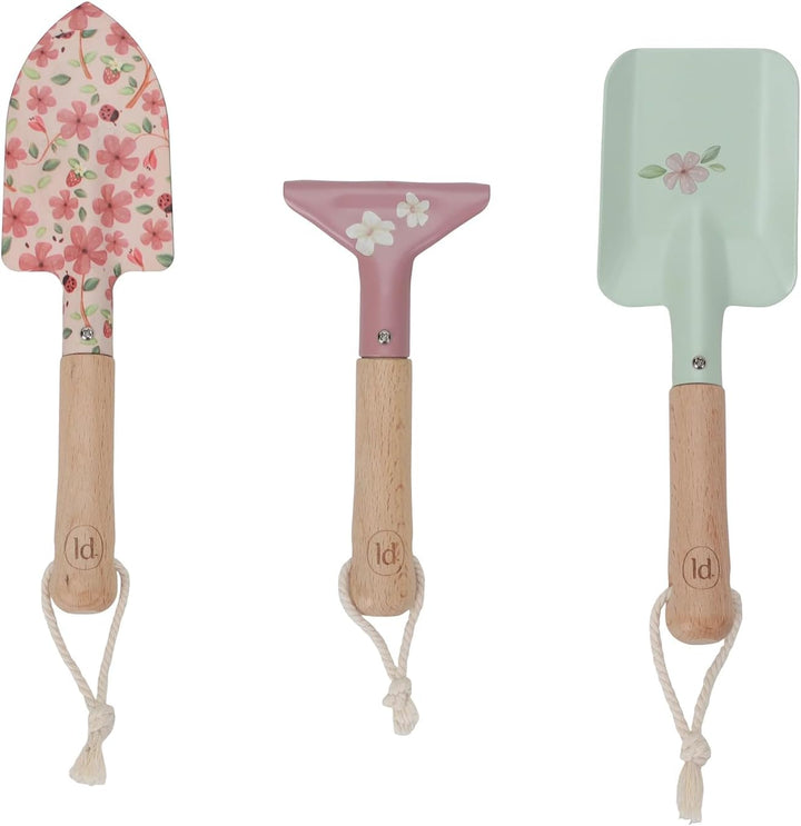 Little Dutch Gartengeräte Set - Gartenspielzeug für Kinder - inklusive Tasche, Handschuhe, Giesskann