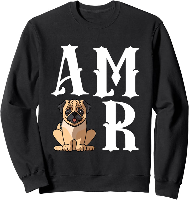 Lustige spanische Mops Hund Liebe für Mama Sweatshirt
