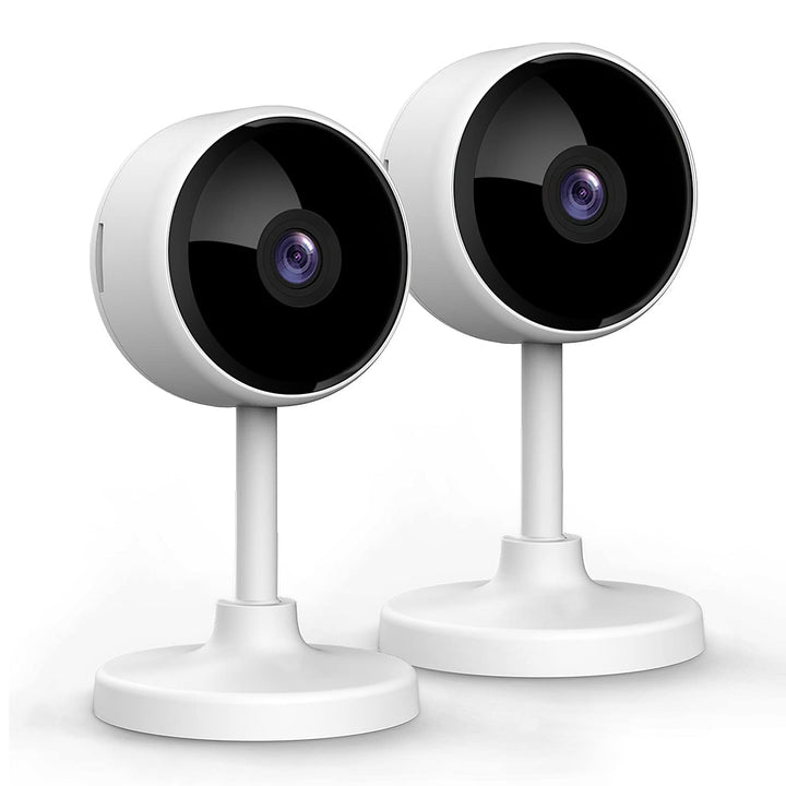 [2022 Neu] Überwachungskamera, Crzwok 1080P 2 Stück Hunde Kamera mit Bewegungserkennung/Nachtsicht/Z