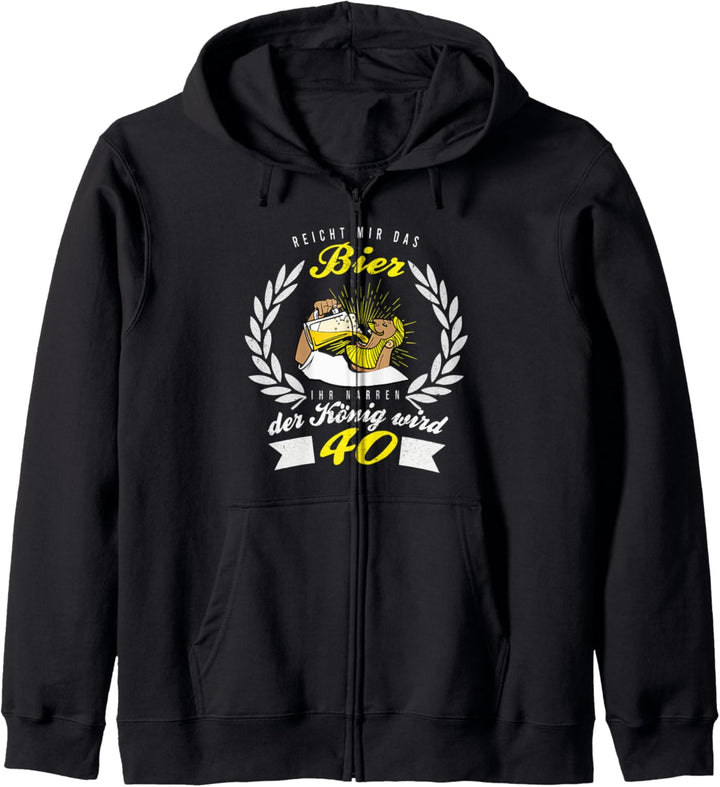 40. Geburtstag Jahrgang 1980 Geschenkidee für einen Mann Kapuzenjacke