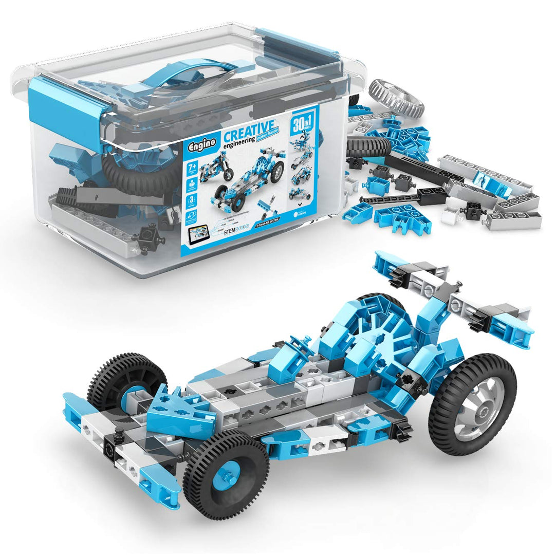 Engino CE301MM-A Creative Engineering Maker Master 30 Modelle Set, Mehrfarbig