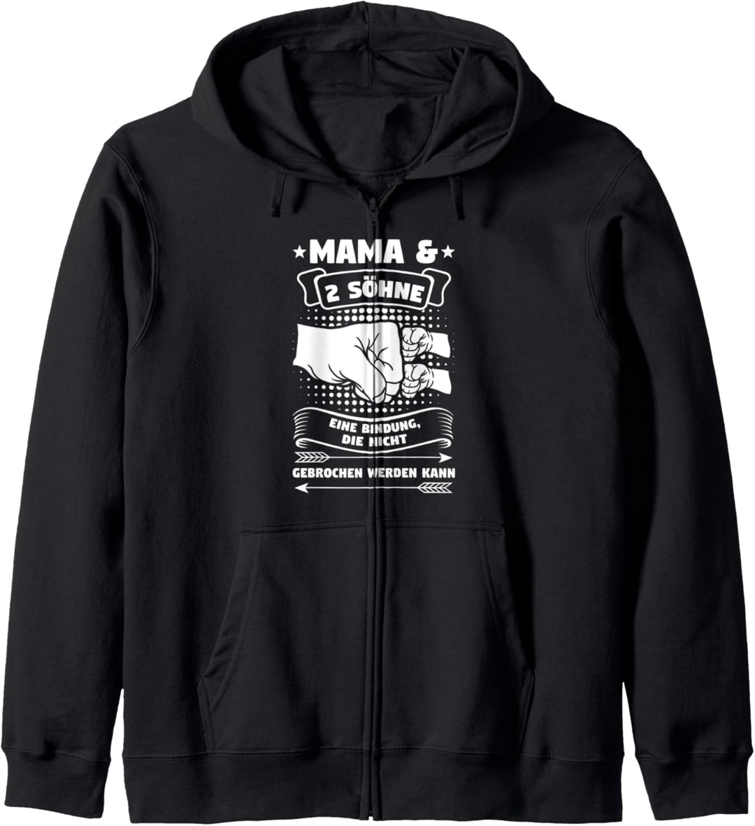 Mama & 2 Söhne Eine Bindung Mama 2 Söhne Kapuzenjacke