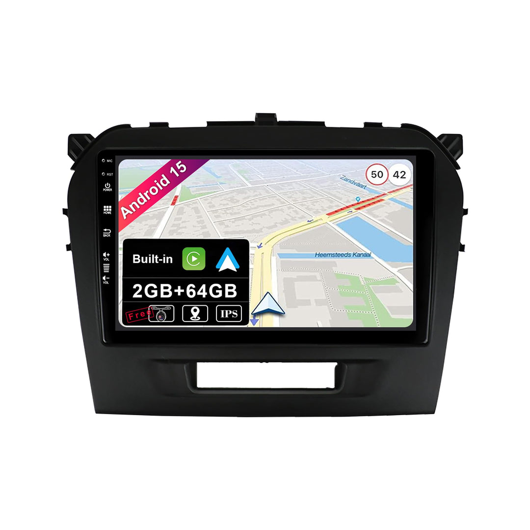 JOYX Android 15 IPS Autoradio Passt für Suzuki Vitara (2014-2020) - Eingebautes CarPlay Android Auto