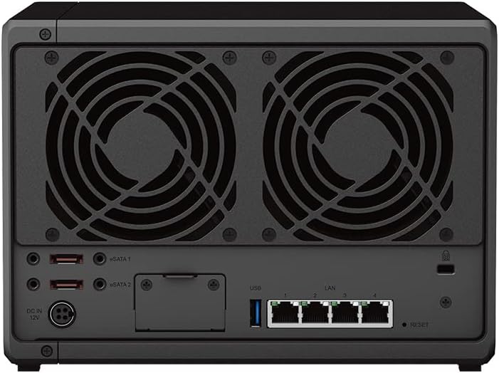 Synology DS1522+ 5-Bay DiskStation NAS AMD Ryzen R1600 8GB Ram 4xRJ-45 1GbE LAN-Port, Bundle mit 5x3