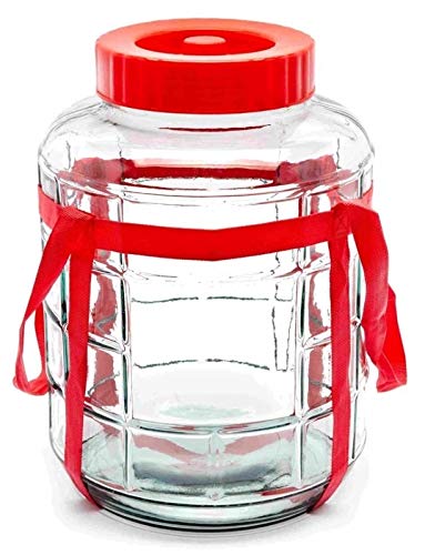 16 L Universelles Glas mit Gärsystem Gärbehälter Glasballon Gärball Weinbehälter Gärbottich on Weinb