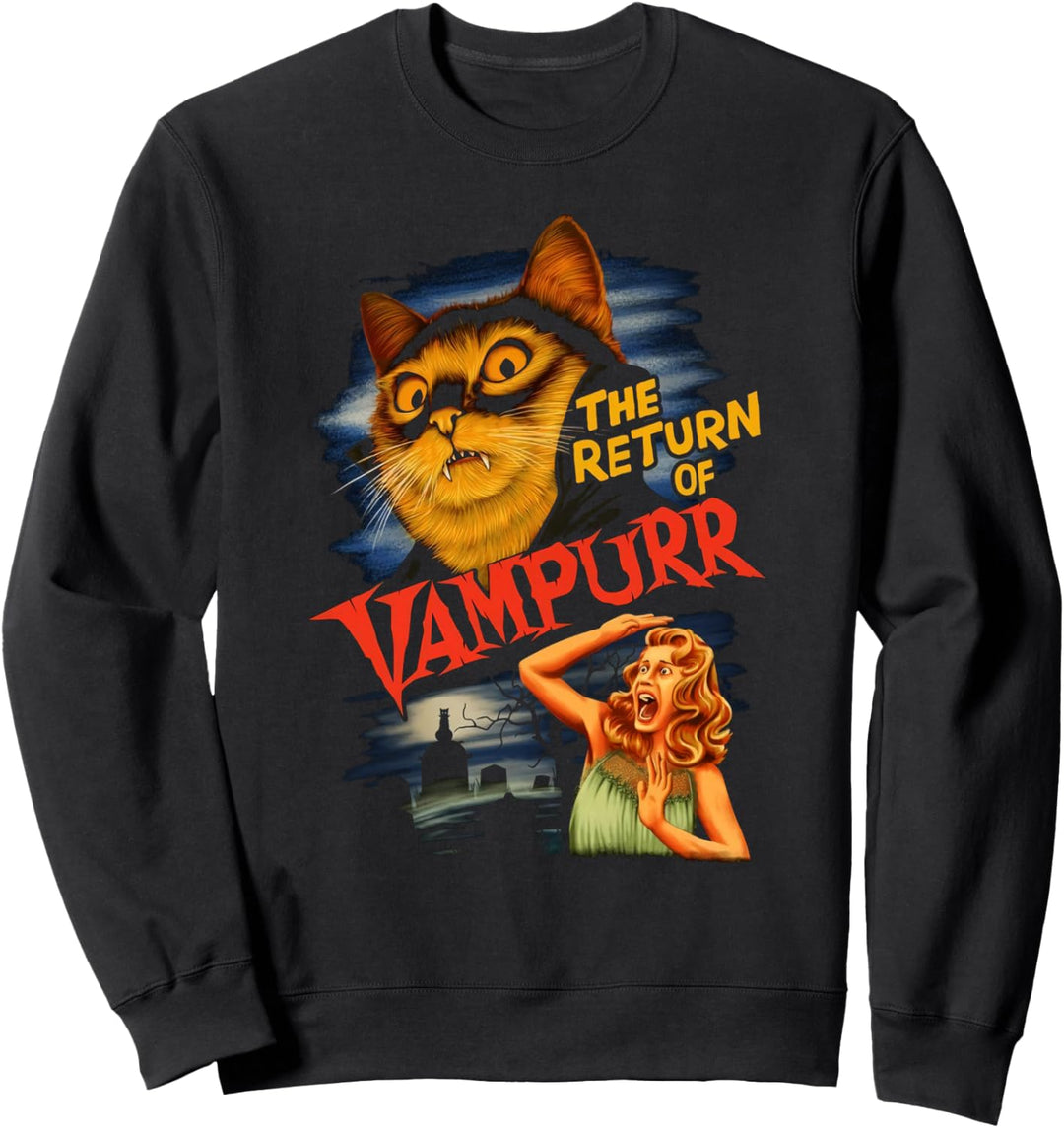 Die Rückkehr von Vampurr Funny Cat Sweatshirt