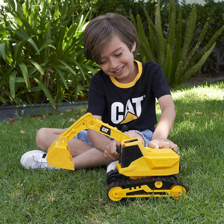 CatToysOfficial | Klassische Version Power Haulers Bagger Spielzeug | Echte Lichter &amp; Geräusche, Bew
