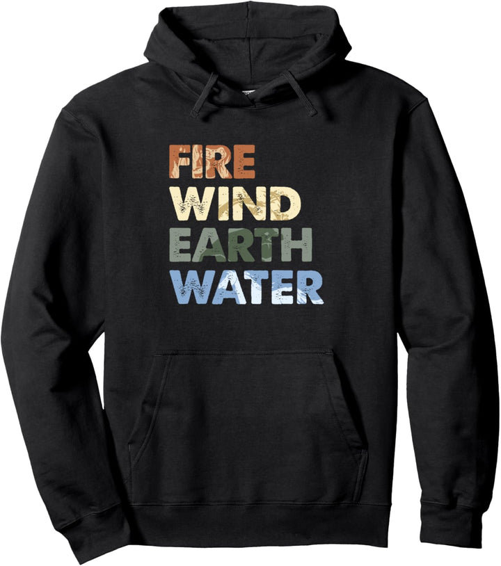 Disney Frozen 2 Element Text Stack Fill Pullover Hoodie