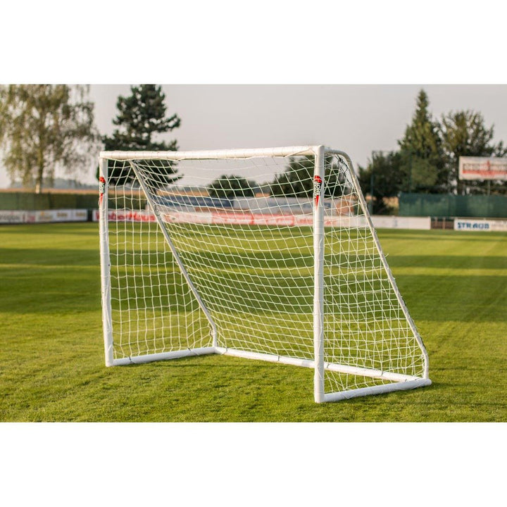 Fussballtor Powershot® 2 Jahre Garantie (Struktur) – robust und robust – Grösse wählbar 2,4 x 1,2 m,