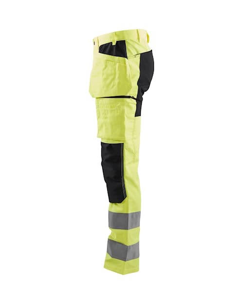 Blaklader 15521811 Hochsichtige Hose mit Stretch, gelb/ schwarz, grootte D128 D128 Yellow / Black, D