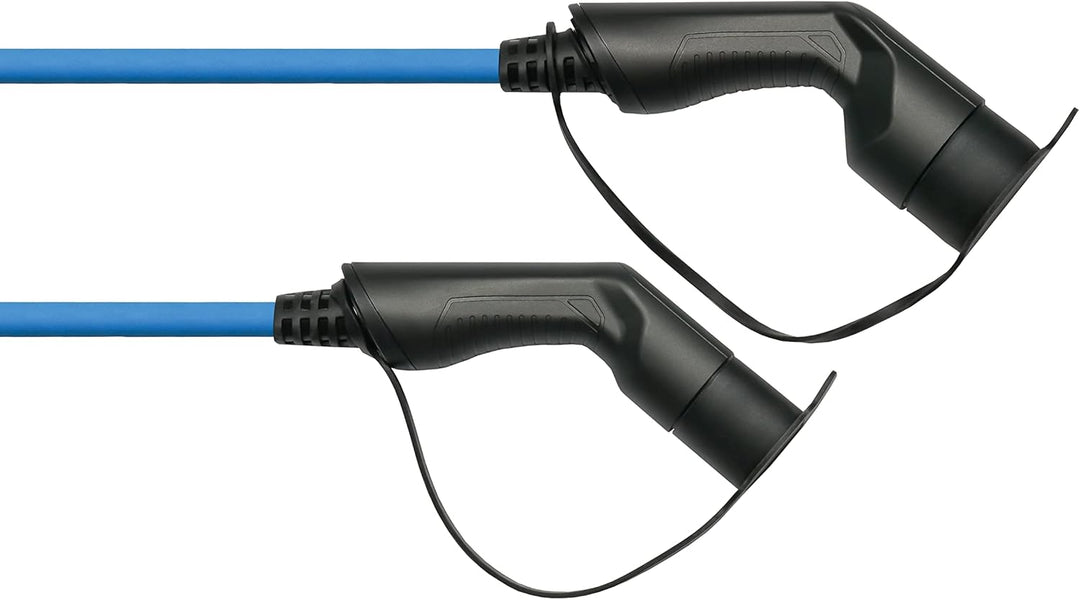 Kabelmeister Typ 2 Ladekabel | 5m - blau | 11 kW - für Elektro- und Hybridfahrzeuge - 16A | 3-Phasig
