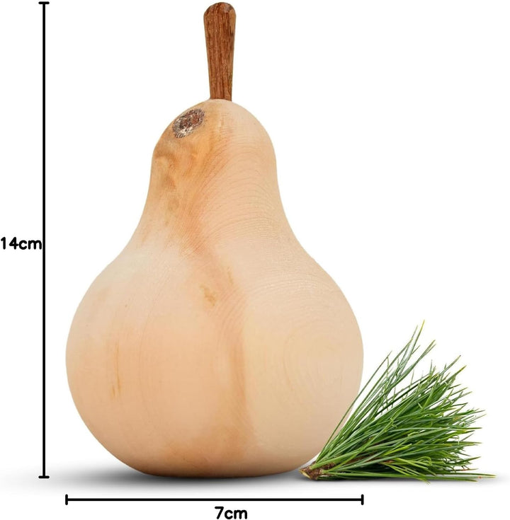 Zirbenfreunde-Set: Zirbenapfel + Zirbenbirne + Zirbenkugel, je 7cm