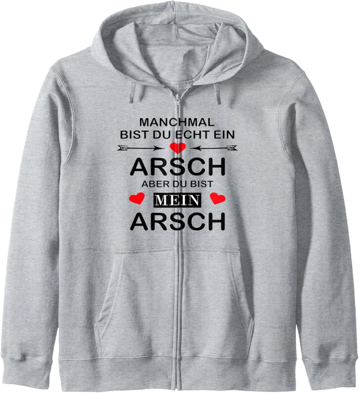 Du bist Meins Liebe Beziehung lustiges Pärchen Kapuzenjacke