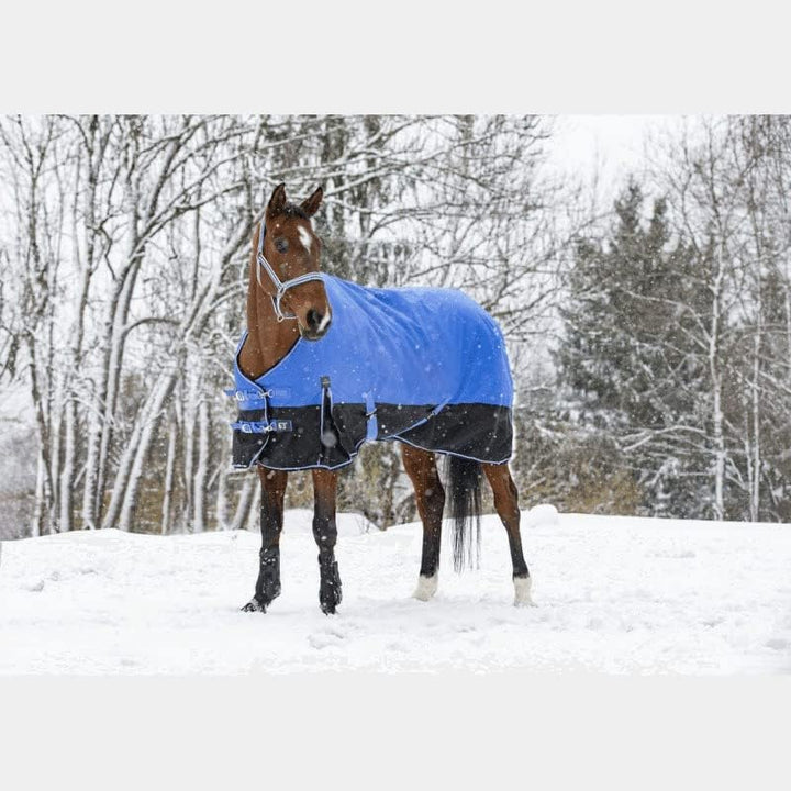 Equi-Theme Stalldecke TYREX 1200D AISANCE blau/schwarz blau/schwarz 150cm, blau/schwarz 150cm