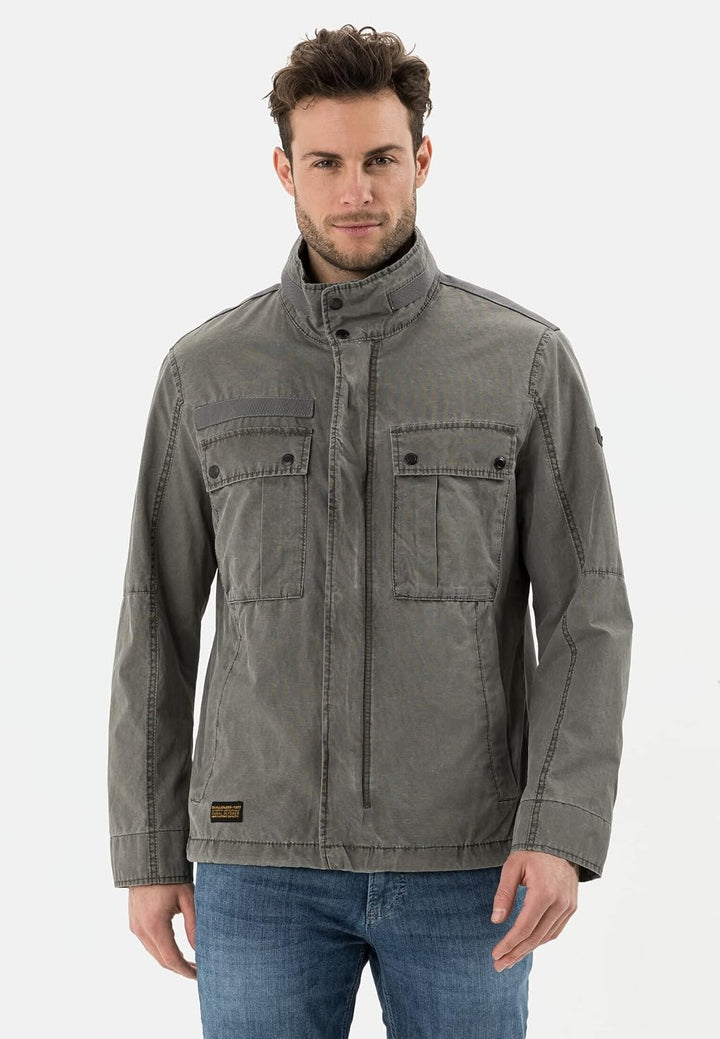 camel active Herren 430800/7u64 Jacke 35 Grau, 35 Grau