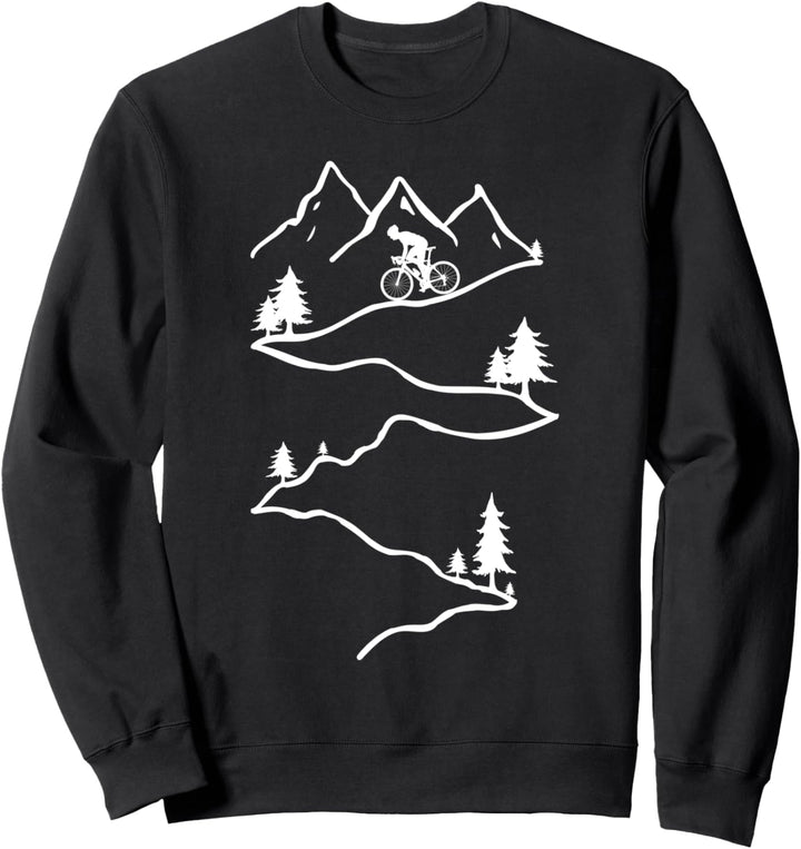 Mountainbiker Fahrradfahrer Mountai Bike Downhill Radfahrer Sweatshirt