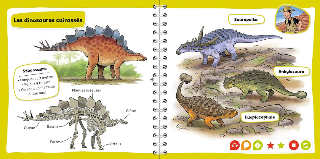 Ravensburger tiptoi® – Interaktives Buch – Mini Doc'– Die Dinosaurier – ab 4 Jahren – 00 028 Mini Do