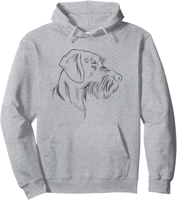 Jagdhund Deutscher Drahthaar Pullover Hoodie
