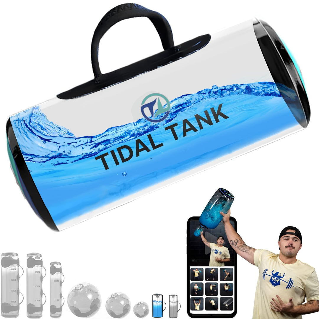 Tidal Tank – Sandsack Alternative 45 lbs Verstellbare Aqua Bag und Powerbag mit Wasser Core Balance