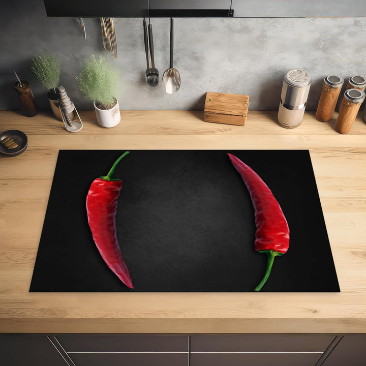KitchenYeah© Herdabdeckplatte Einteilig Küche Herdabdeckung Ceranfeld Kochfeld Abdeckung Induktionsk