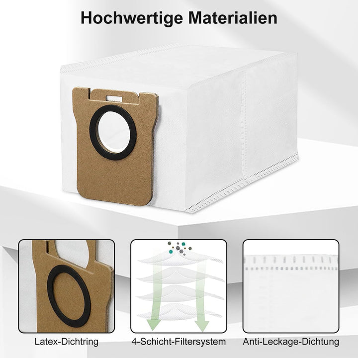 15 Stück Staubbeutel für Dreame L10s Ultra/ L20 Ultra/ L10 Ultra, Xiaomi X10+, X20+ Saugroboter, 2,5