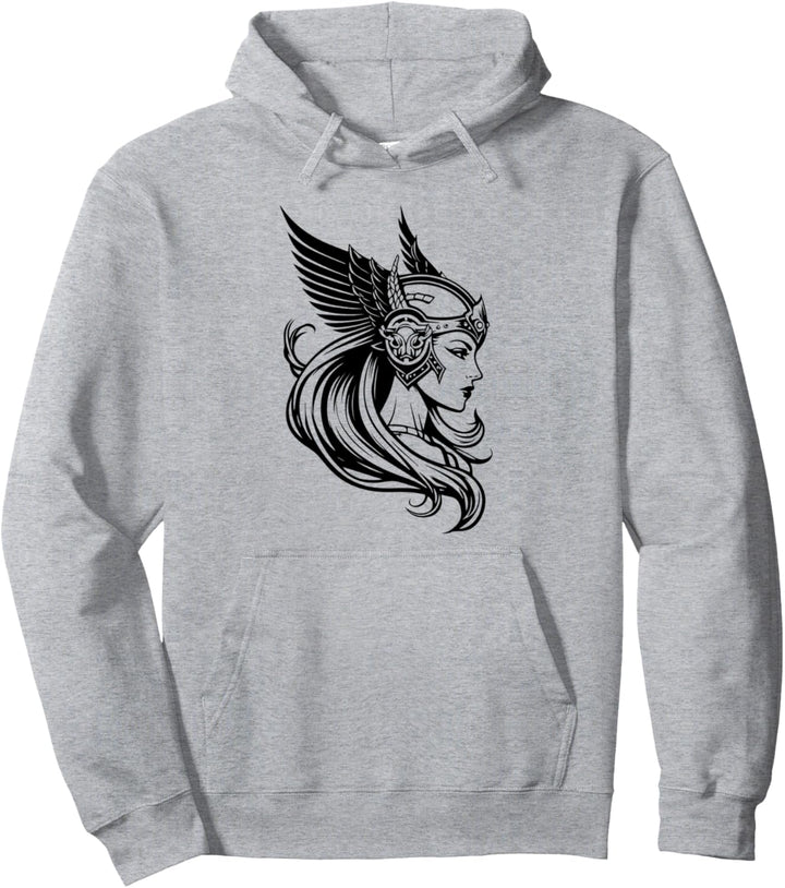 Valkyrie, Krieger, nordisch, Schildjungfer, nordische Mythologie Pullover Hoodie