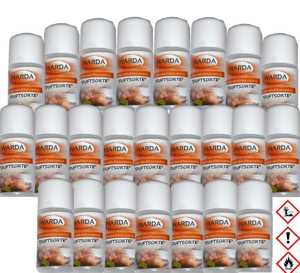 Miniatur-Set zum testen - 24x 20 ml Überraschungspacket Warda Saunaduftkonzentrat