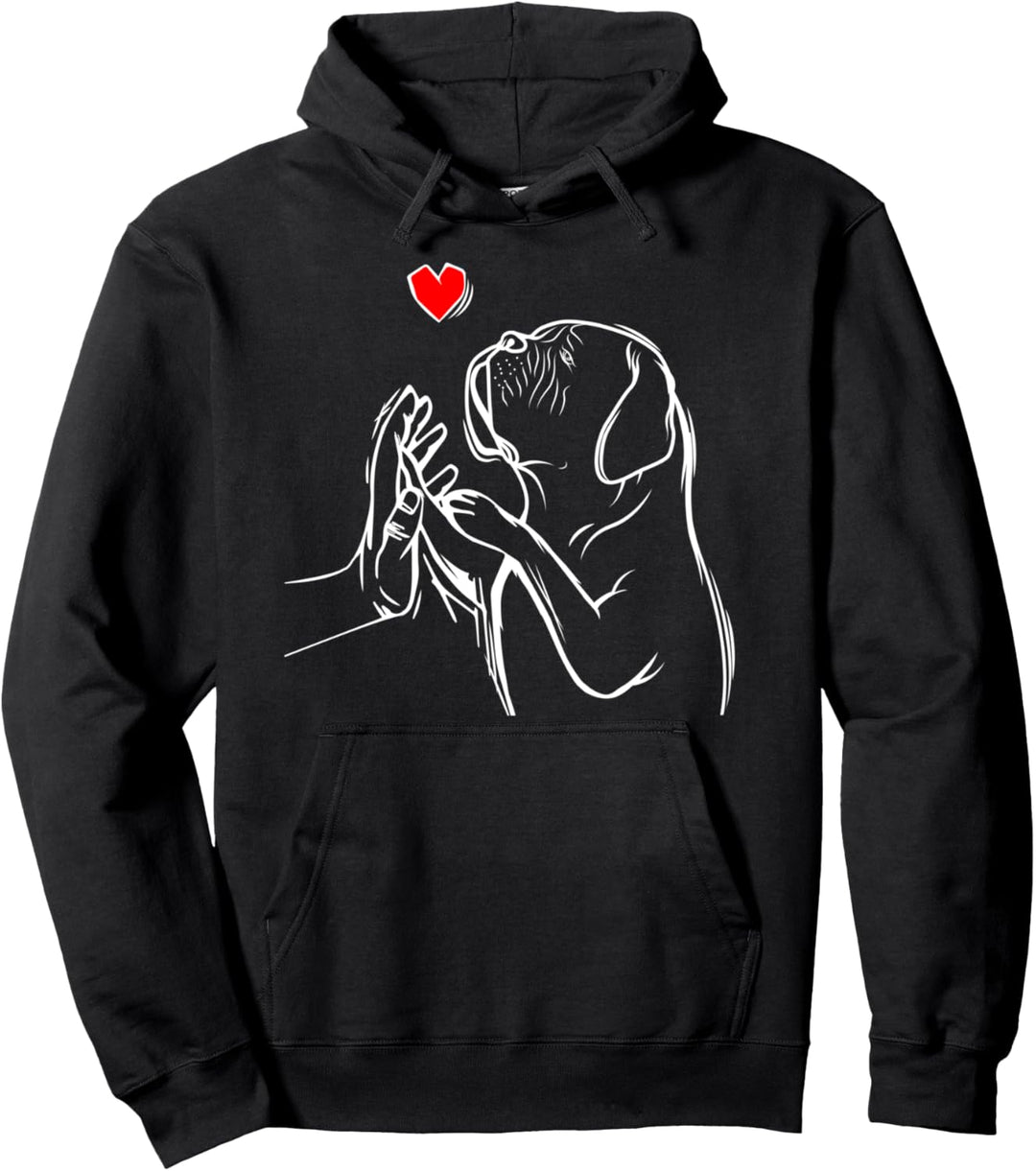 Dogue de Bordeaux Bordeauxdogge Hunde Frauchen Pullover Hoodie