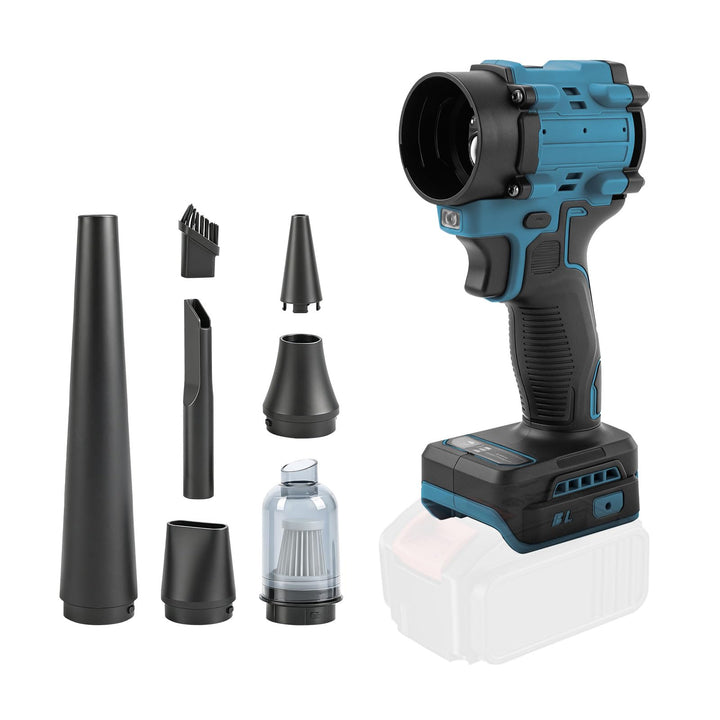 Akku-Staubwedelgebläse für Makita 18V, 2 in 1 Handstaubsauger Bürstenloser Laubbläser 85000 U/min mi