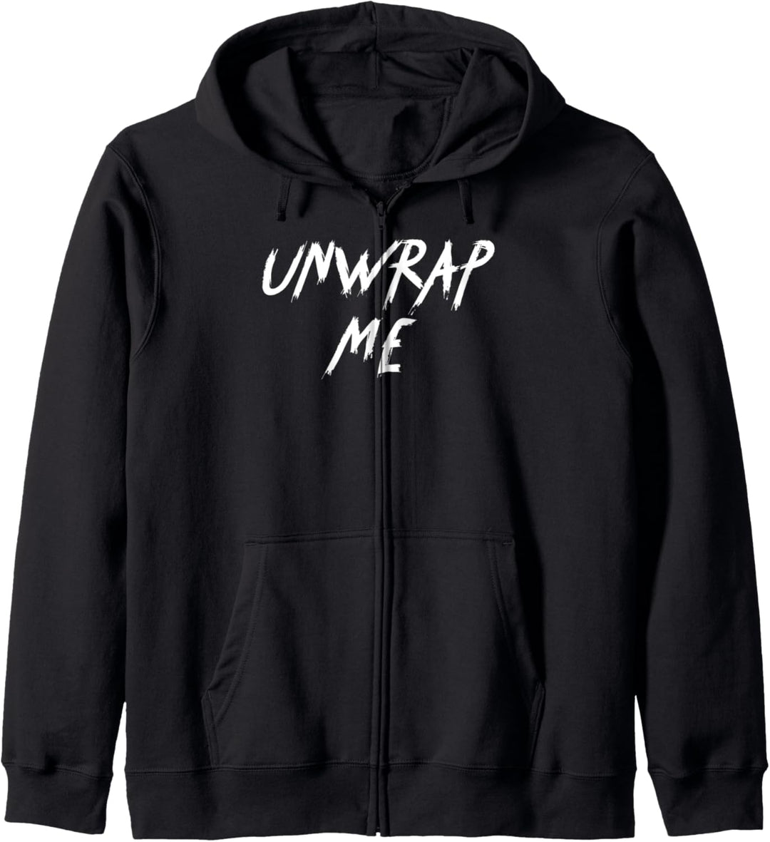 Entpacken Sie mich lustig Sexy Weihnachtsgeschenk Geschenkve Kapuzenjacke
