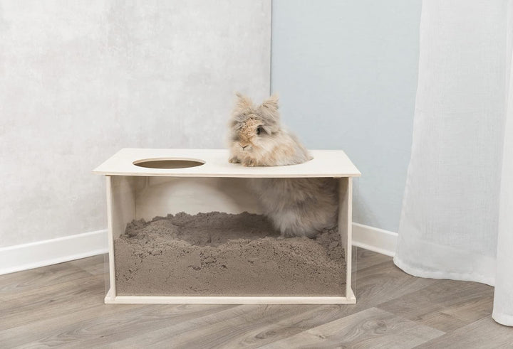 TRIXIE 63003 Buddelkiste, Kaninchen, Holz, 58 × 30 × 38 cm