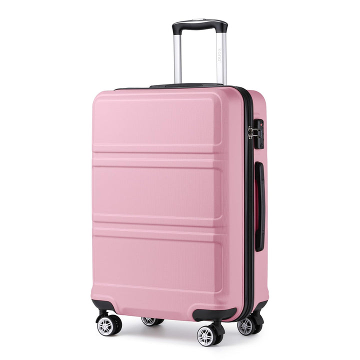 KONO Koffer Trolley Reisekoffer, Pink