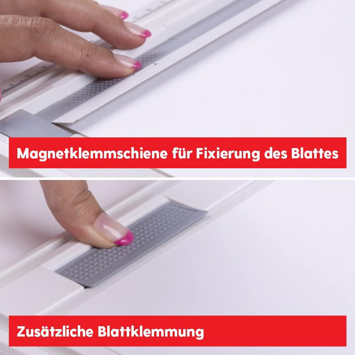 Aristo AR7033 Geo-Board Zeichenplatte (Format: A3, schlagfester Kunststoff, inkl. Schnellzeichendrei