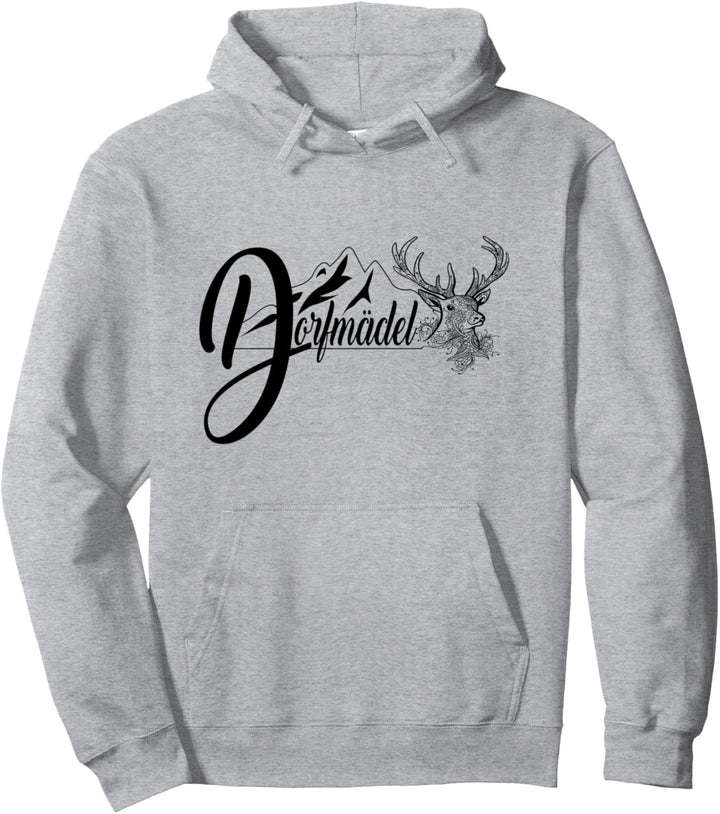 Dorfmädel &amp; Stolz drauf Dorfkind Hirsch Bauernhof Landwirt Pullover Hoodie