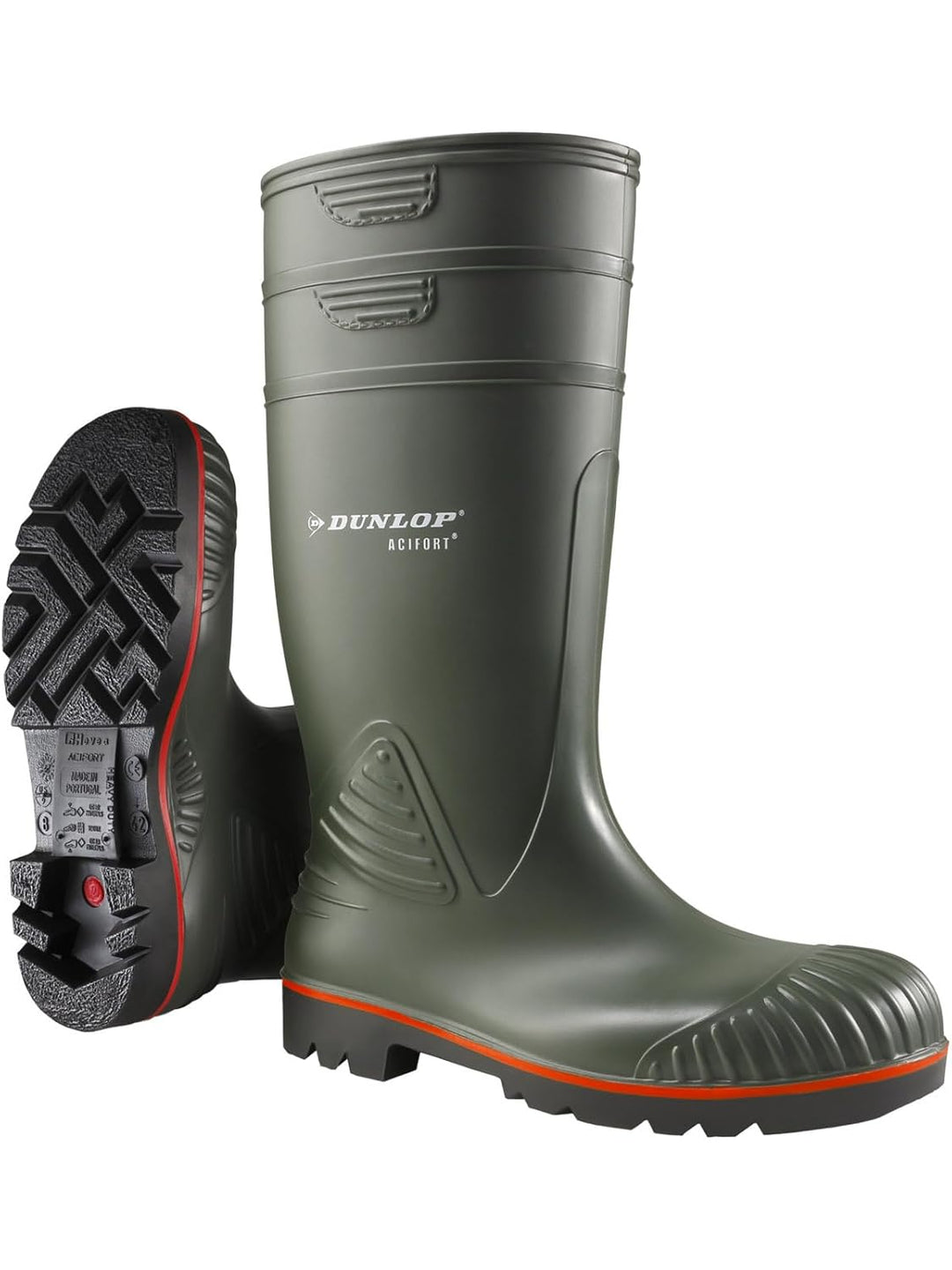 Dunlop Protective Footwear Acifort Heavy Duty full safety Unisex-Erwachsene Gummistiefel, Grün, 49/5