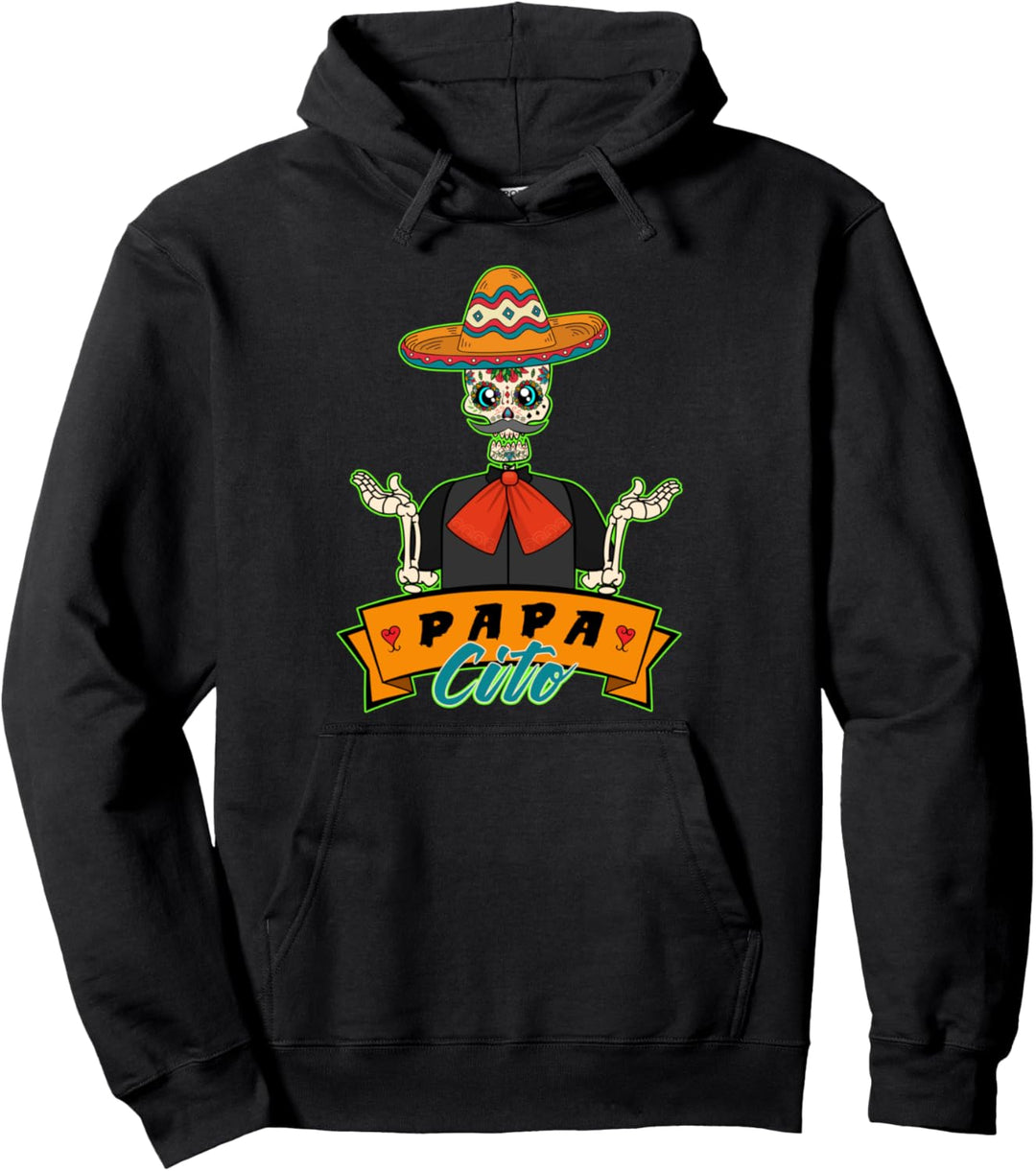 papacito cráneo del azúcar Papacito Zuckerschädel Pullover Hoodie