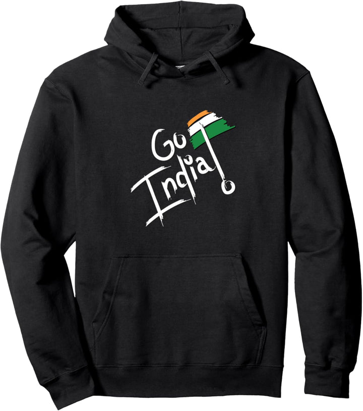 Flagge Indien Pullover Hoodie