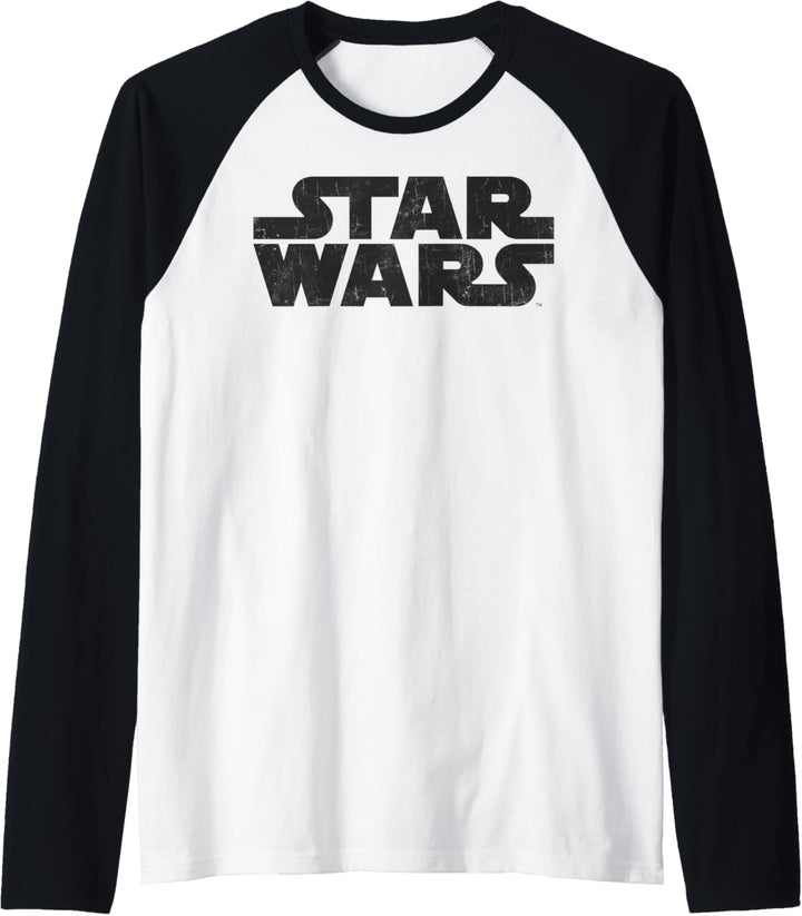 Star Wars Classic Black Logo Raglan