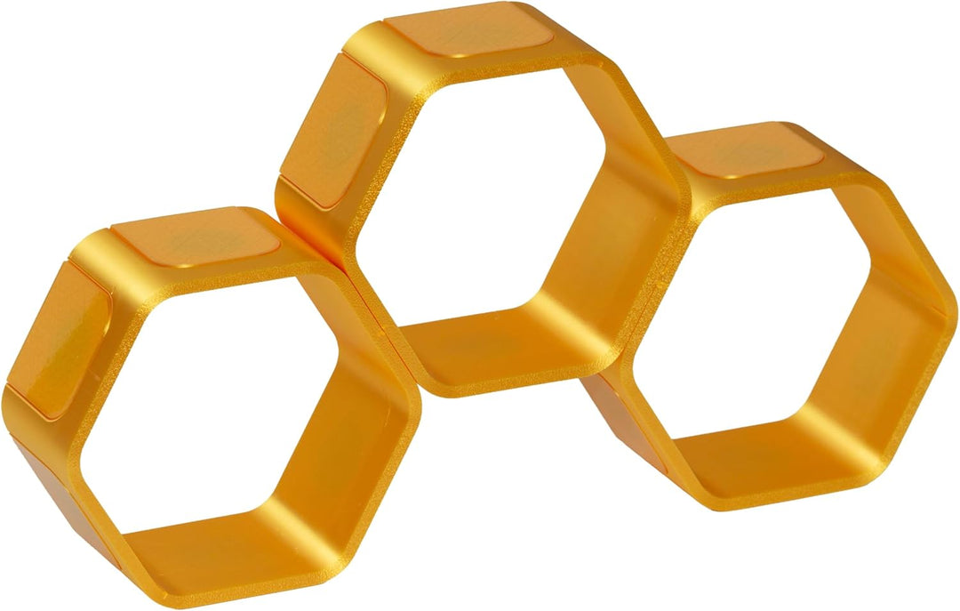 Regal für Hörfiguren (z.B. Tonie Figuren) - 3D Druck - Modulares Design (Gold, Premium) Gold Premium