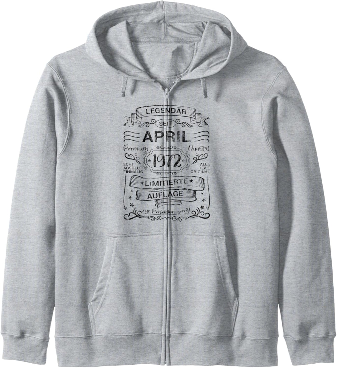 Legendär Seit April 1972 Geburtstag Mann Frau Kapuzenjacke